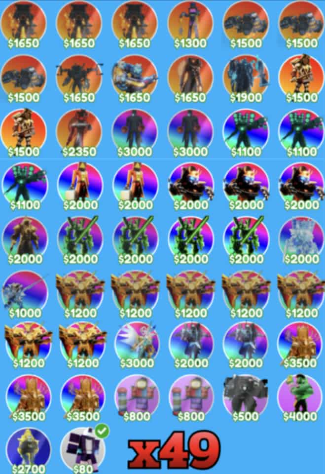 PACK 49 SHINY UNIT ULTIMATE